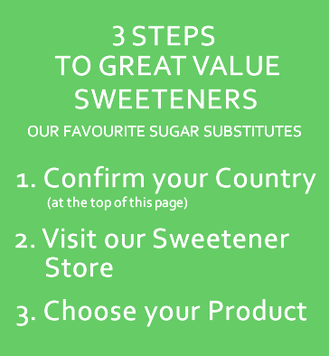 Three Steps to Great Value Sweeteners
